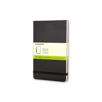 Купить Записная книжка Moleskine Reporter (нелинованная), Pocket (9х14см), черный с нанесением