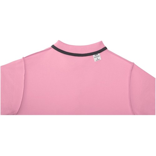 Купить Женское поло Helios с коротким рукавом, light pink с нанесением логотипа