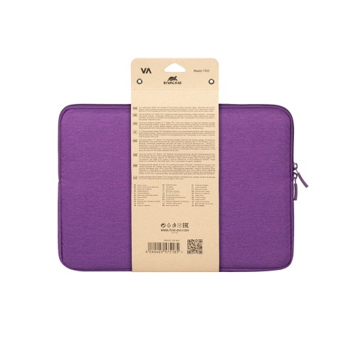 Купить RIVACASE 7703 violet ECO чехол для ноутбука 13.3-14 / 12 с нанесением логотипа