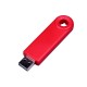 Купить USB-флешка промо на 8 Гб прямоугольной формы, выдвижной механизм, красный с нанесением логотипа