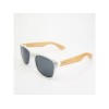 Купить Солнцезащитные очки EDEN с дужками из натурального бамбука, натуральный/белый с нанесением логотипа