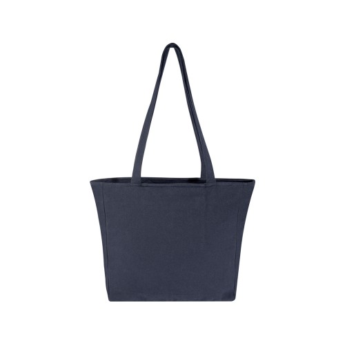 Купить Weekender эко-сумка из переработанного материала Aware™ плотностью 500 г/м² - Нейви с нанесением логотипа