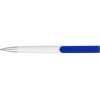 Купить Ручка-подставка Кипер, белый/синий с нанесением логотипа