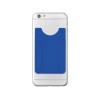 Купить Картхолдер для телефона с держателем Trighold, ярко-синий с нанесением логотипа