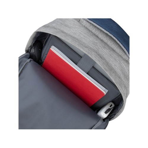 Купить RIVACASE 7562 grey/dark blue рюкзак для ноутбука 15.6'', серый/темно-синий с нанесением логотипа