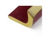 Купить Ежедневник недатированный А5 Megapolis Nebraska Flex, бордовый с золотым обрезом с нанесением логотипа