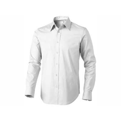 Купить Рубашка Hamilton мужская с длинным рукавом, белый с нанесением