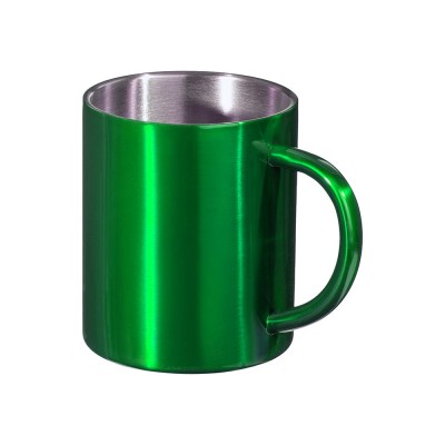 Купить Стальная кружка с двойными стенками Altai, зеленый с нанесением логотипа