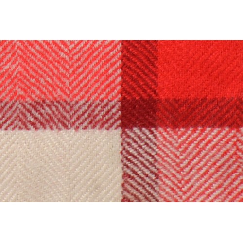 Купить Плед акриловый в клетку Tartan, красный с нанесением логотипа Купить Плед акриловый в клетку Tartan, красный с нанесением логотипа