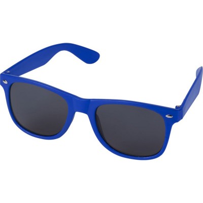 Купить Солнцезащитные очки Sun Ray из переработанной пластмассы, синий с нанесением логотипа