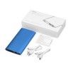 Купить Портативное зарядное устройство Джет с 2-мя USB-портами, 8000 mAh, синий (Р) с нанесением логотипа