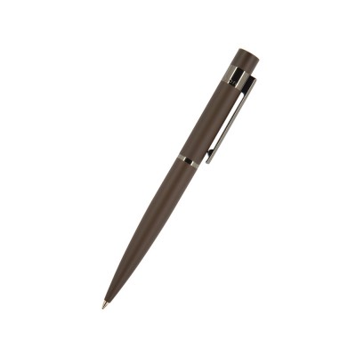 Купить Ручка Verona шариковая автоматическая, коричневый металлический корпус 1.0 мм, синяя с нанесением