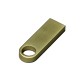 Купить USB 3.0-флешка на 64 Гб с мини чипом и круглым отверстием, золотистый с нанесением логотипа