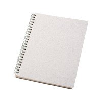 Блокнот Bianco формата A5 на гребне, белый