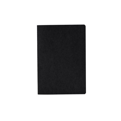 Купить Блокнот А5 DANICA из переработанной бумаги, черный с нанесением логотипа