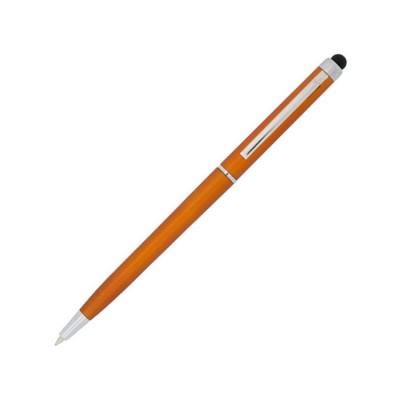 Купить Ручка пластиковая шариковая Valeria, оранжевый с нанесением