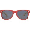 Купить Sun Ray очки с бамбуковой оправой, красный с нанесением логотипа