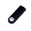 Купить USB-флешка промо на 64 Гб прямоугольной формы, выдвижной механизм, белый с нанесением логотипа