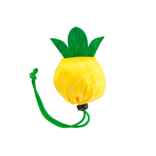 Купить Складная сумка для покупок FOCHA, ананас, желтый с нанесением логотипа