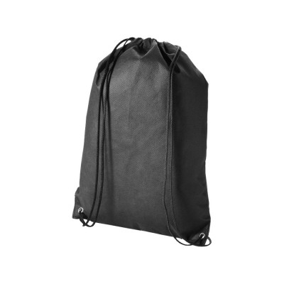 Купить Рюкзак-мешок Evergreen, черный с нанесением логотипа