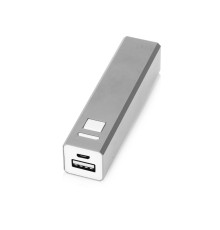Портативное зарядное устройство Спейс, 3000 mAh, серебристый