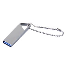 USB 2.0-флешка на 32 Гб с мини чипом, компактный дизайн, отверстие треугольной формы для цепочки
