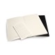 Купить Записная книжка Moleskine Volant (нелинованная, 2 шт.), Large (13х21см), черный с нанесением логотипа
