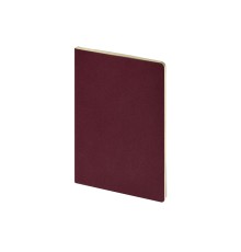 Бизнес тетрадь А5 Megapolis flex 60 л. soft touch клетка, бордовый