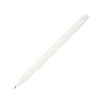Купить Одноцветная шариковая ручка Chartik из переработанной бумаги с матовой отделкой, белый с нанесением логотипа
