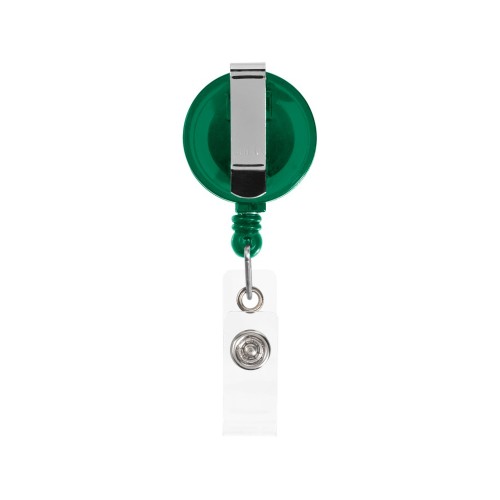 Купить Держатель для бейджа или карты доступа Lech, зеленый с нанесением логотипа