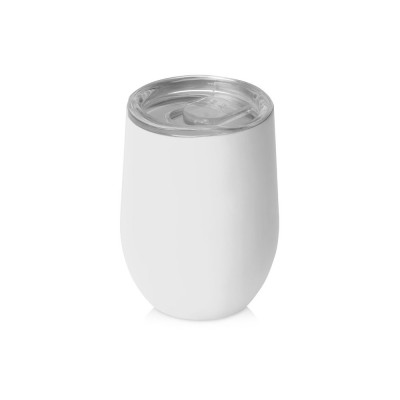 Купить Термокружка Sense Gum soft-touch, 370мл, белый с нанесением логотипа