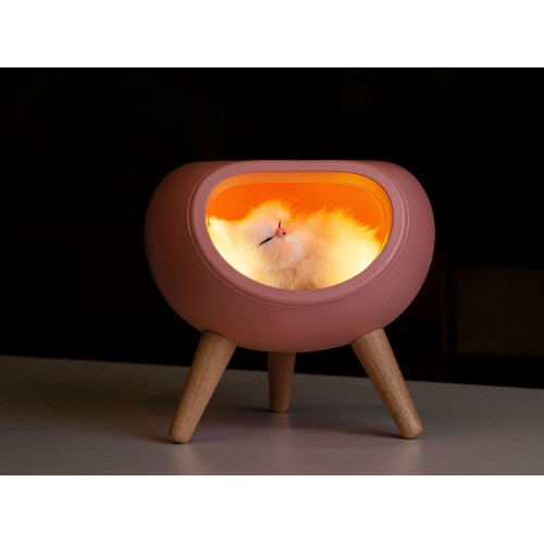 Купить Ночник Rombica LED Koko Pink с нанесением логотипа