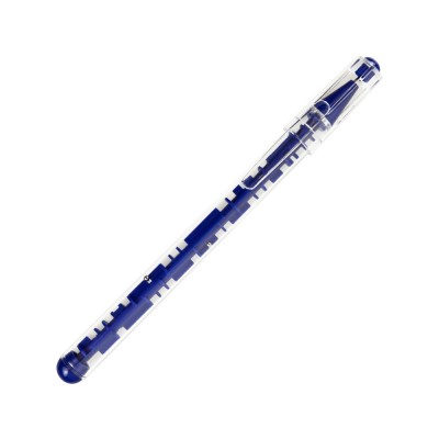 Купить Ручка шариковая Лабиринт с головоломкой синяя с нанесением