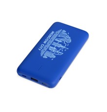 Внешний беспроводной аккумулятор с подсветкой лого Reserve X v.2, 8000 mAh, ярко-синий