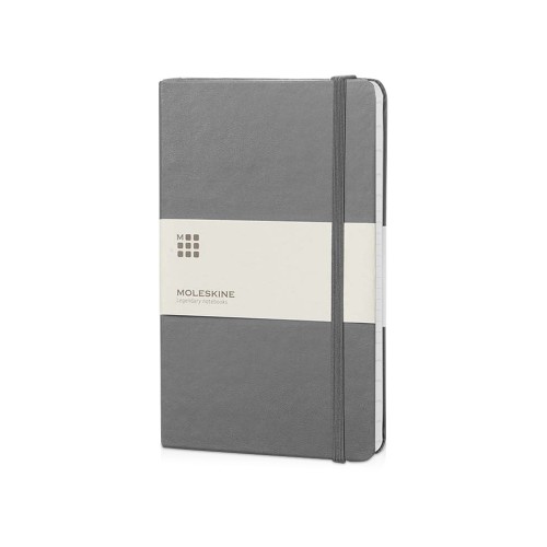 Купить Подарочный набор Moleskine Hemingway с блокнотом А5 и ручкой, серый с нанесением логотипа