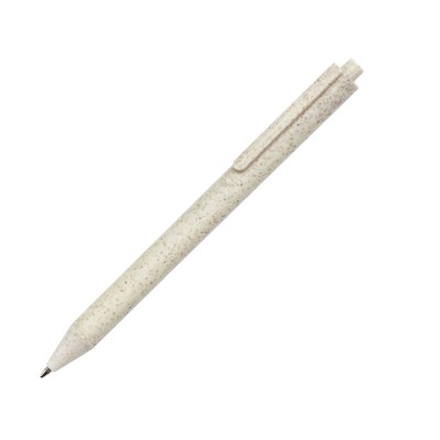 Купить Ручка шариковая Pianta из пшеничной соломы, бежевый с нанесением логотипа