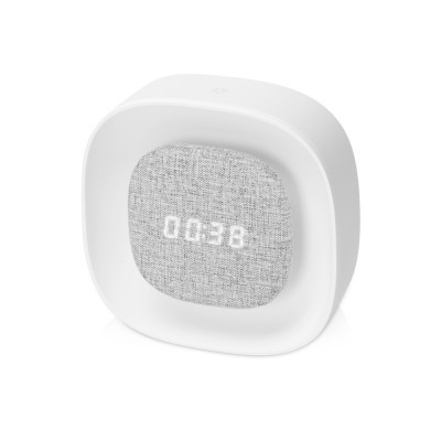 Купить Беспроводные настольные часы с регулируемой подсветкой Night Watch с нанесением логотипа
