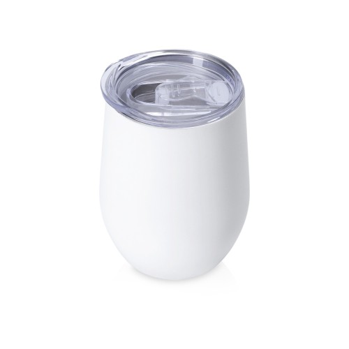 Купить Термокружка Vacuum mug C1, soft touch, 370мл, белый с нанесением логотипа