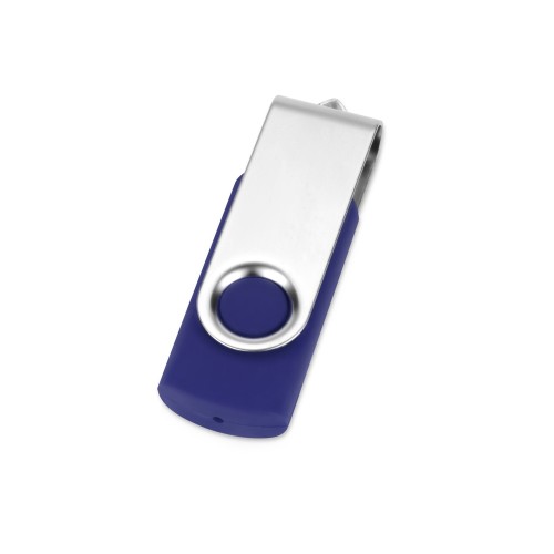 Купить Флеш-карта USB 2.0 32 Gb Квебек, синий с нанесением логотипа