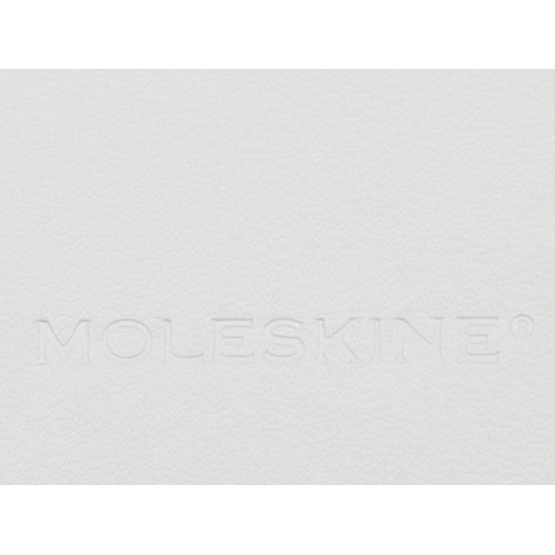 Купить Записная книжка Moleskine Classic (в линейку) в твердой обложке, Medium (11,5x18 см), белый с нанесением логотипа