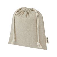 Средняя подарочная сумка Pheebs объемом 1,5 л из хлопка плотностью 150 г/м2, натуральный