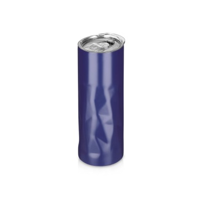 Купить Вакуумная термокружка Decart, 450 мл, тубус, ярко-синий с нанесением логотипа