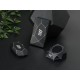 Купить Док-станция Geo Dock с быстрой беспроводной зарядкой, черный с белой подсветкой. XOOPAR (P) с нанесением логотипа