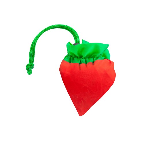 Купить Складная сумка для покупок FOCHA, клубника, красный с нанесением логотипа
