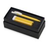 Купить Подарочный набор White top с ручкой и зарядным устройством, желтый с нанесением логотипа