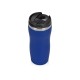 Купить Термокружка Double wall mug C1, soft touch, 350 мл, синий (Р) с нанесением логотипа