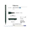 Купить Ручка Palermo шариковая  автоматическая, зеленый металлический корпус, 0,7 мм, синяя с нанесением логотипа