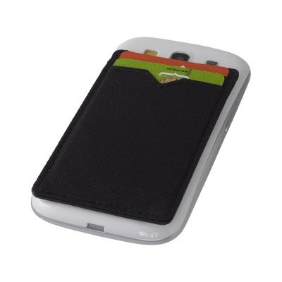 Купить Бумажник RFID с двумя отделениями, черный с нанесением