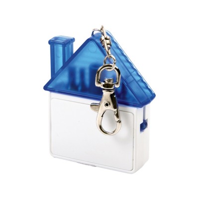 Купить Набор отверток в виде домика с карабином, белый/синий с нанесением логотипа