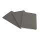 Купить Записная книжка Moleskine Cahier (в линейку, 3 шт.), Pocket (9х14см), серый с нанесением логотипа